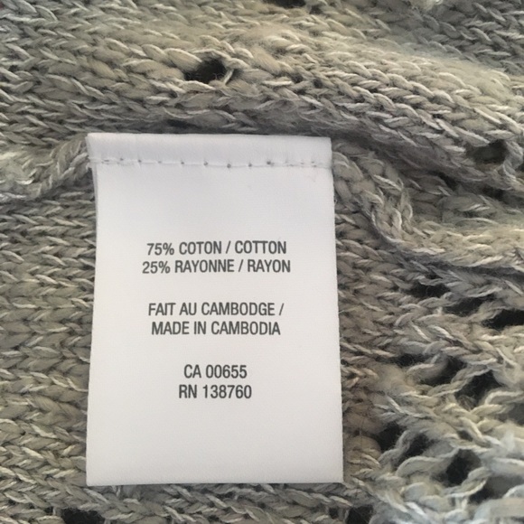 Reitmans petite cardigan grey medium - Picture 4 of 5